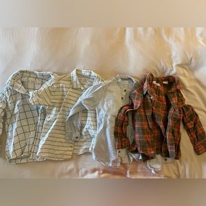 Boys Zara Button Downs (3T-5T).